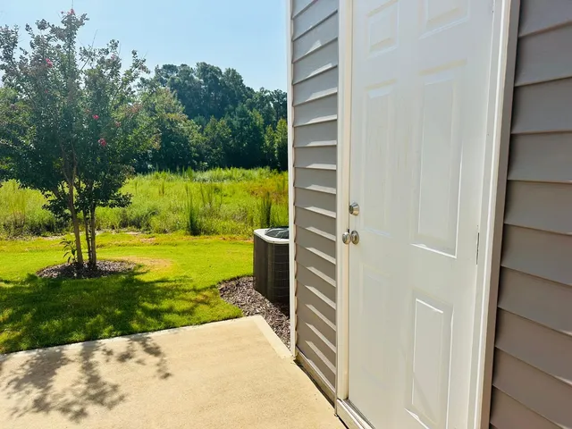 a view of backyard with garden