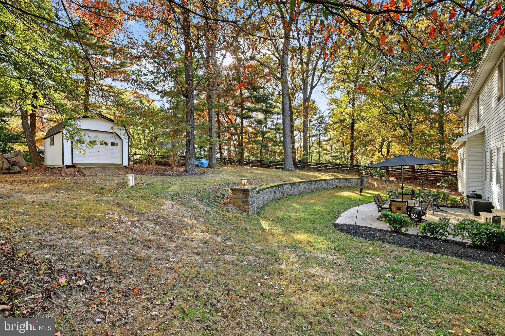 7328 Rocky Road Gaithersburg, MD 20882 - Photo 4 of 33 a view of a backyard with large trees