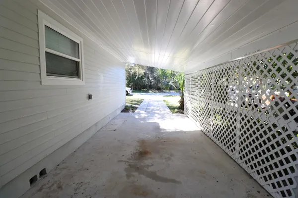a view of entryway door