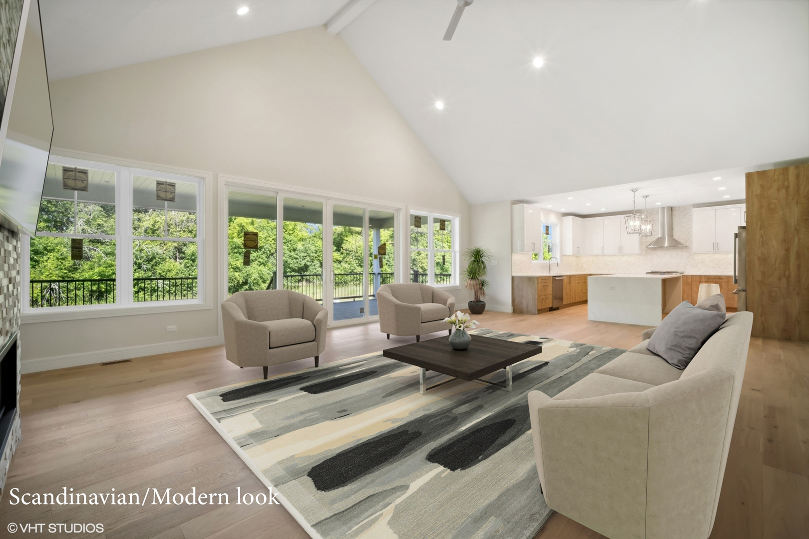 1223 Noble Drive Des Plaines, IL 60018 - Photo 16 of 52 a living room with furniture and a large window