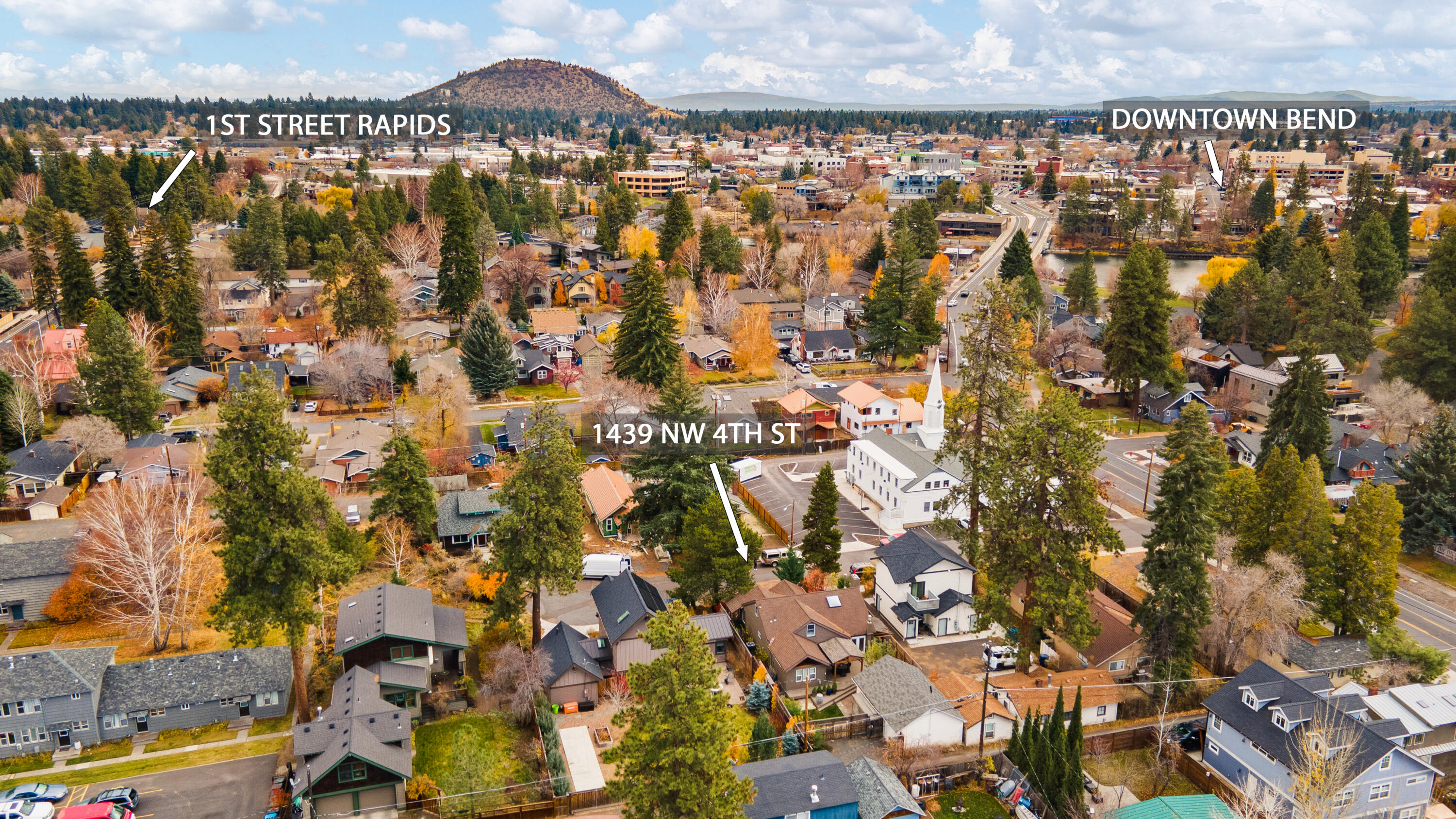 1439 Northwest 4th Street Bend, OR 97703 - Photo 3 of 41 Location Drone