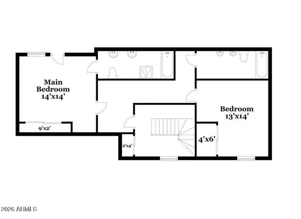 a picture of a floor plan