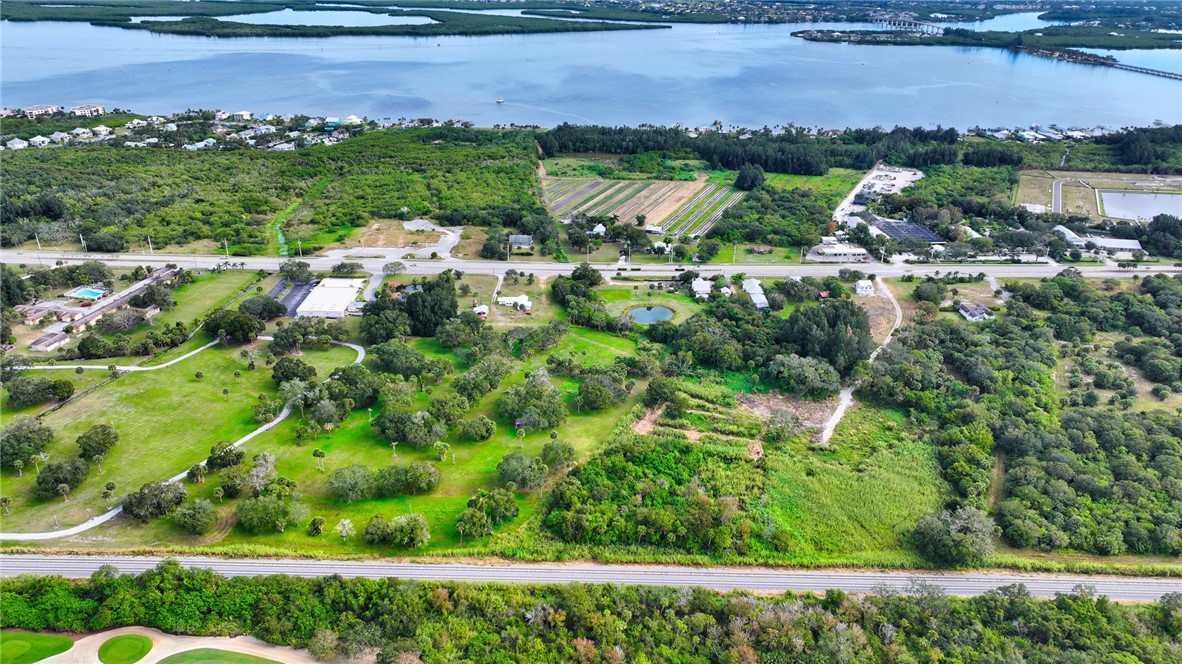 9185 Highway 1 Sebastian, FL 32958 - Photo 11 of 30 an aerial view of residential house with outdoor space and river
