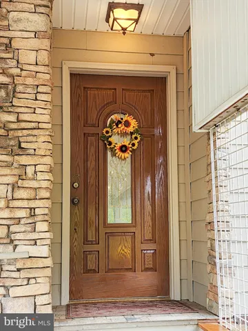 a view of entrance door of the house