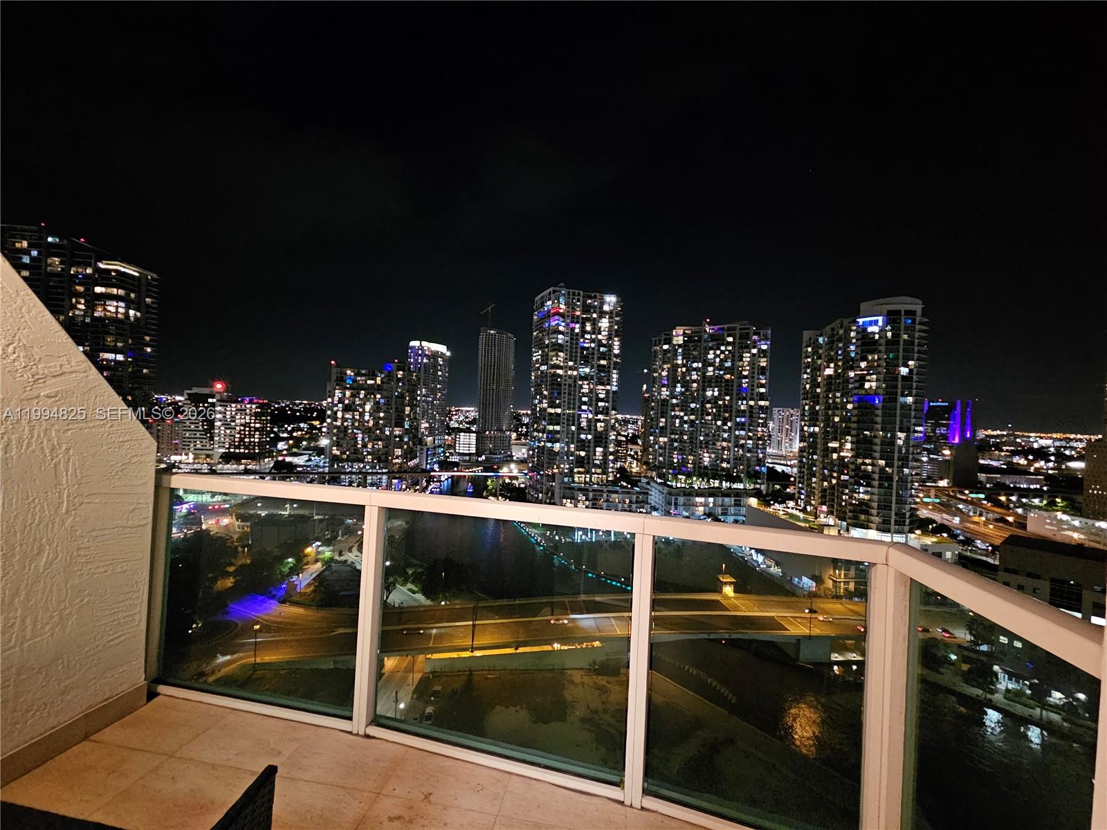 41 Southeast 5th Street, Unit 1517 Miami, FL 33131 - Photo 58 of 62 a view of city from the balcony