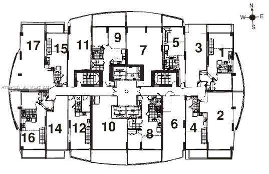 41 Southeast 5th Street, Unit 1517 Miami, FL 33131 - Photo 61 of 62 a white building with black and white walls