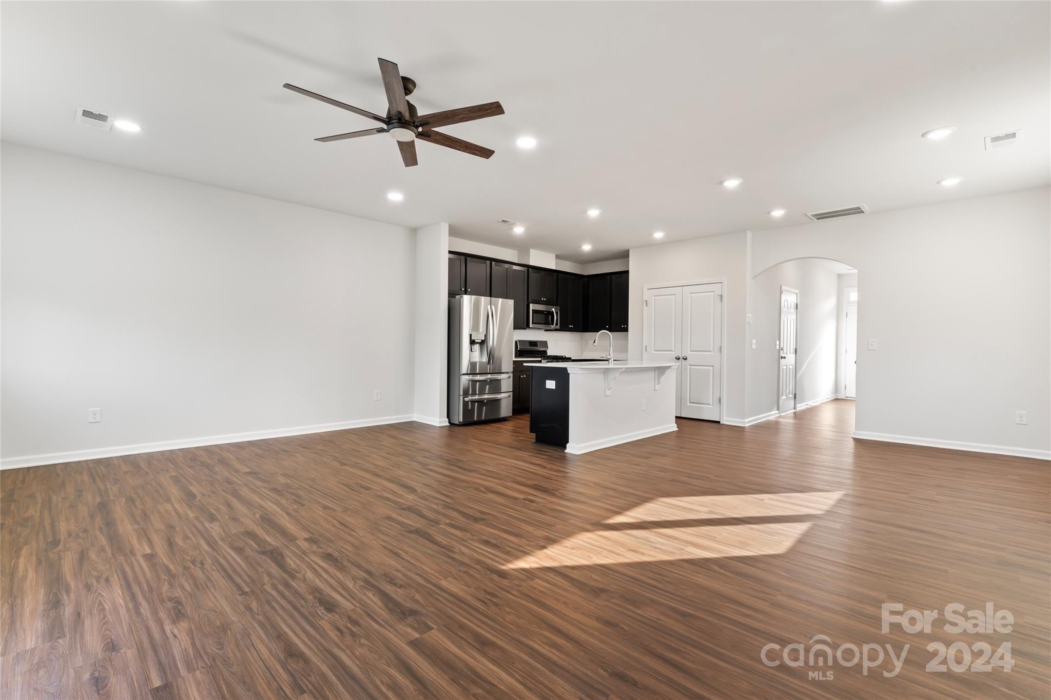 1655 Corwin Bend Road Tega Cay, SC 29708 - Photo 14 of 41 a view of kitchen with sink and wooden floor
