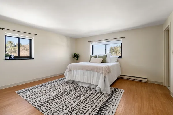 a view of city from balcony