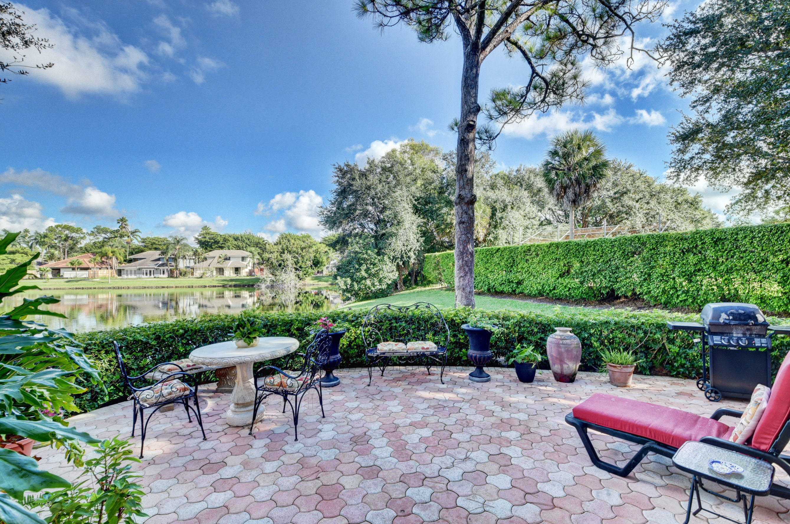 6662 Boca Pines Trail, Unit A Boca Raton, FL 33433 - Photo 6 of 28 Private patio overlooking lake