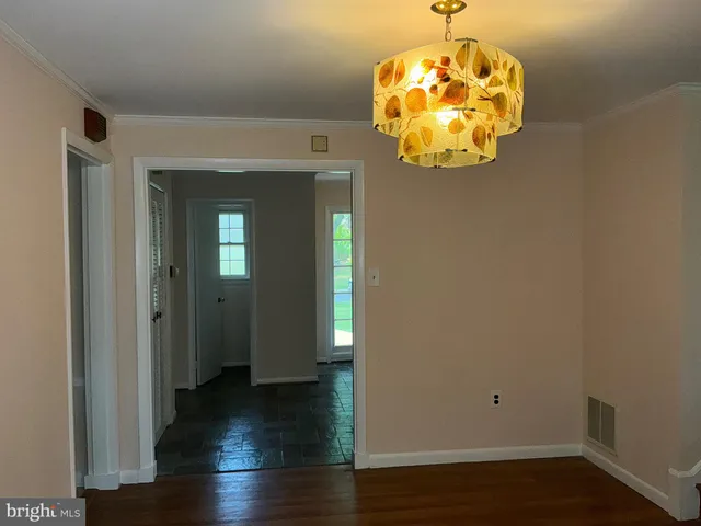 wooden floor in an empty room