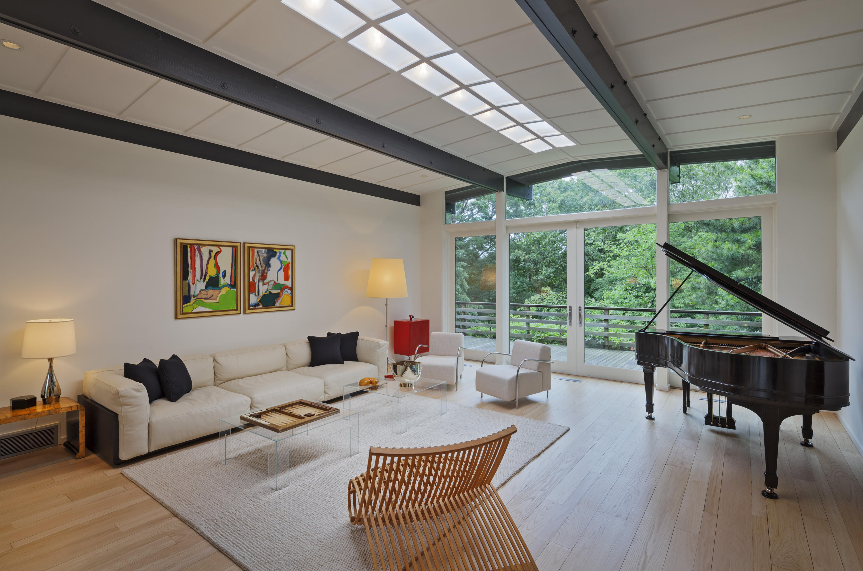 Undisclosed Address Wilton, CT 06897 - Photo 4 of 25 a living room with furniture and a large window