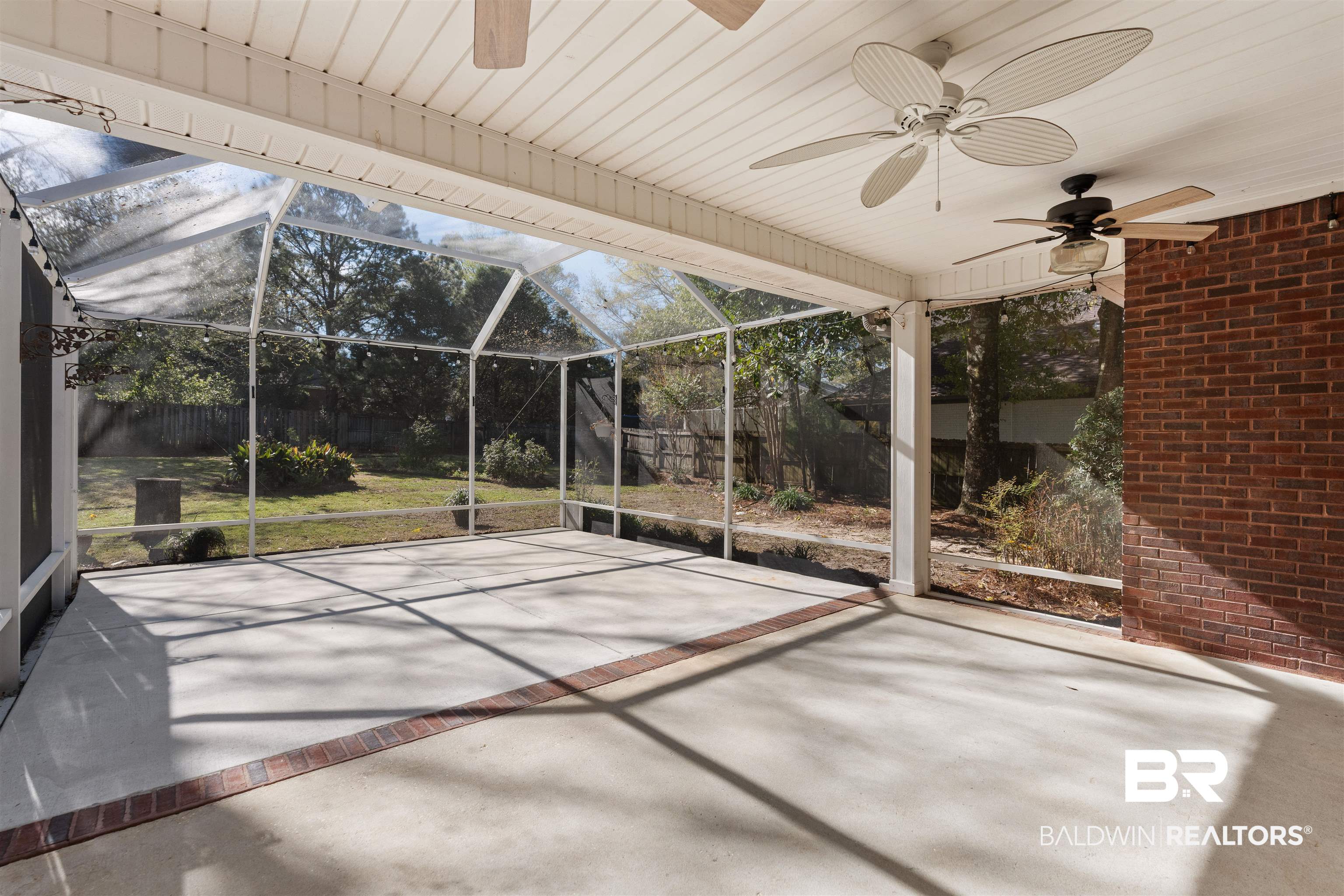 4 Judd Trail Daphne, AL 36527 - Photo 37 of 45 Unfurnished sunroom featuring ceiling fan