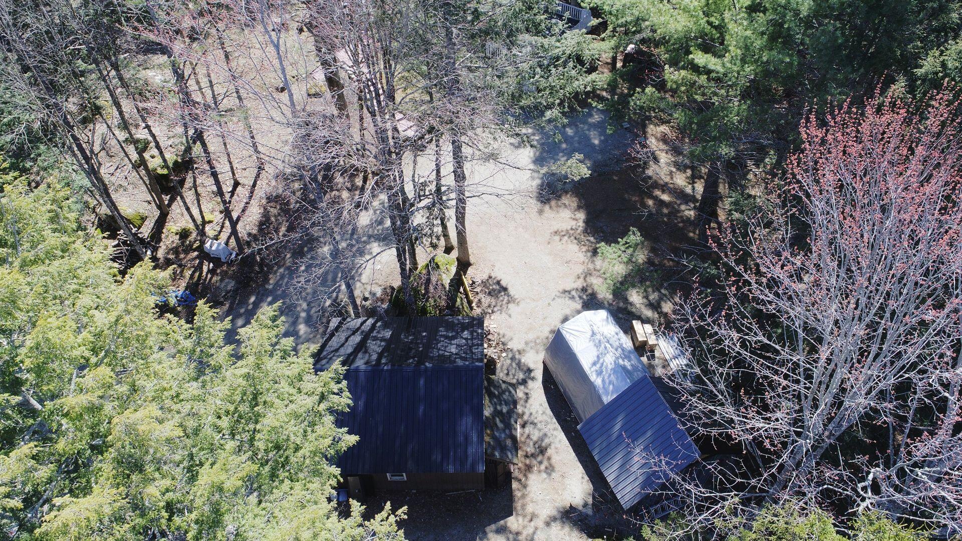 315 Lily Road Dedham, ME 04429 - Photo 18 of 59 Aerial of garage/shed