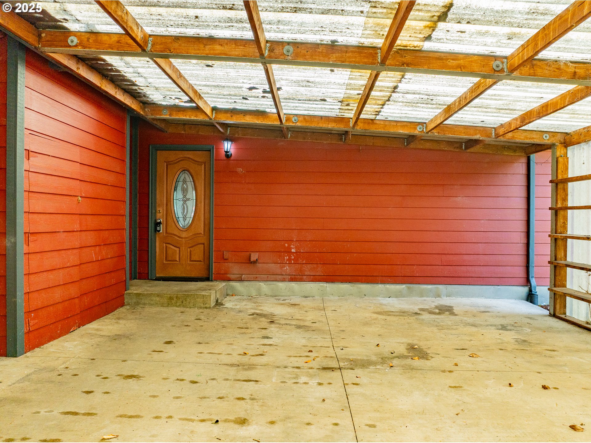 53874 Fishtrap Road Myrtle Point, OR 97458 - Photo 36 of 48 a view of a room with wooden walls