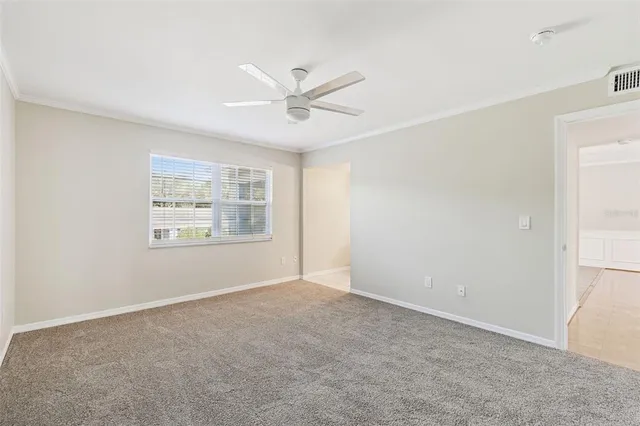 a view of an empty room