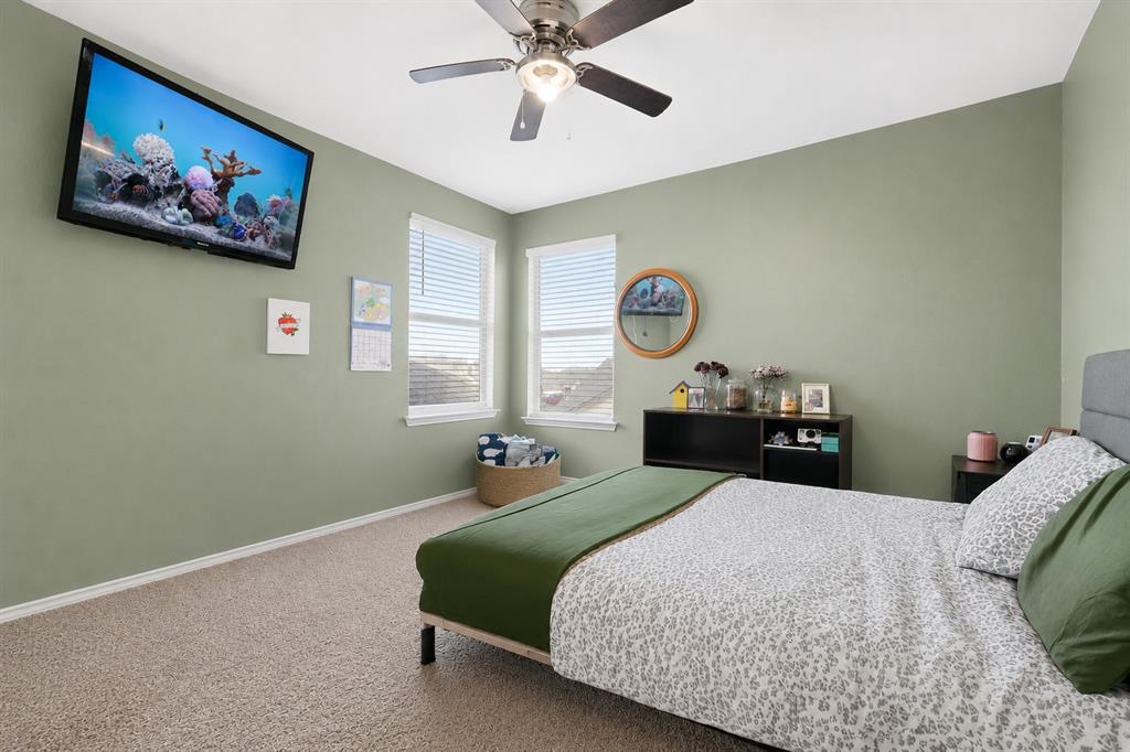 2816 Brosnan Road Lorena, TX 76655 - Photo 25 of 39 Upstairs Bedroom 1