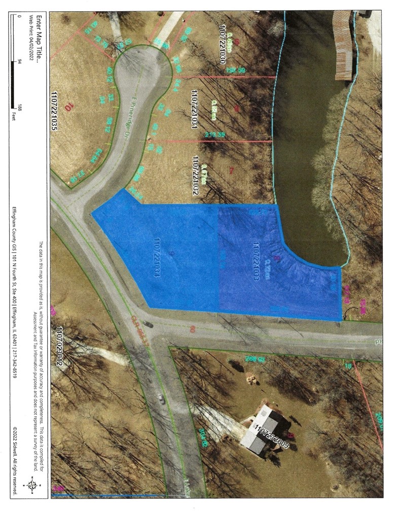 14801 Park Road Effingham, IL 62401 - Photo 2 of 2 AERIAL OF LOT 8&9