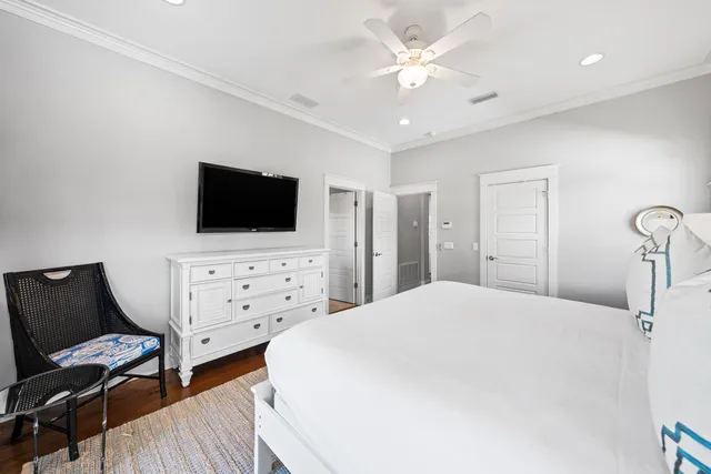 an aerial view of residential house with outdoor space and swimming pool