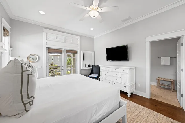 a view of an ocean and beach