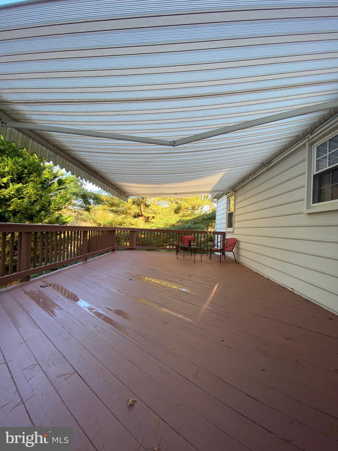 9424 Dunloggin Road Ellicott City, MD 21042 - Photo 16 of 48 Deck with power awning opened!