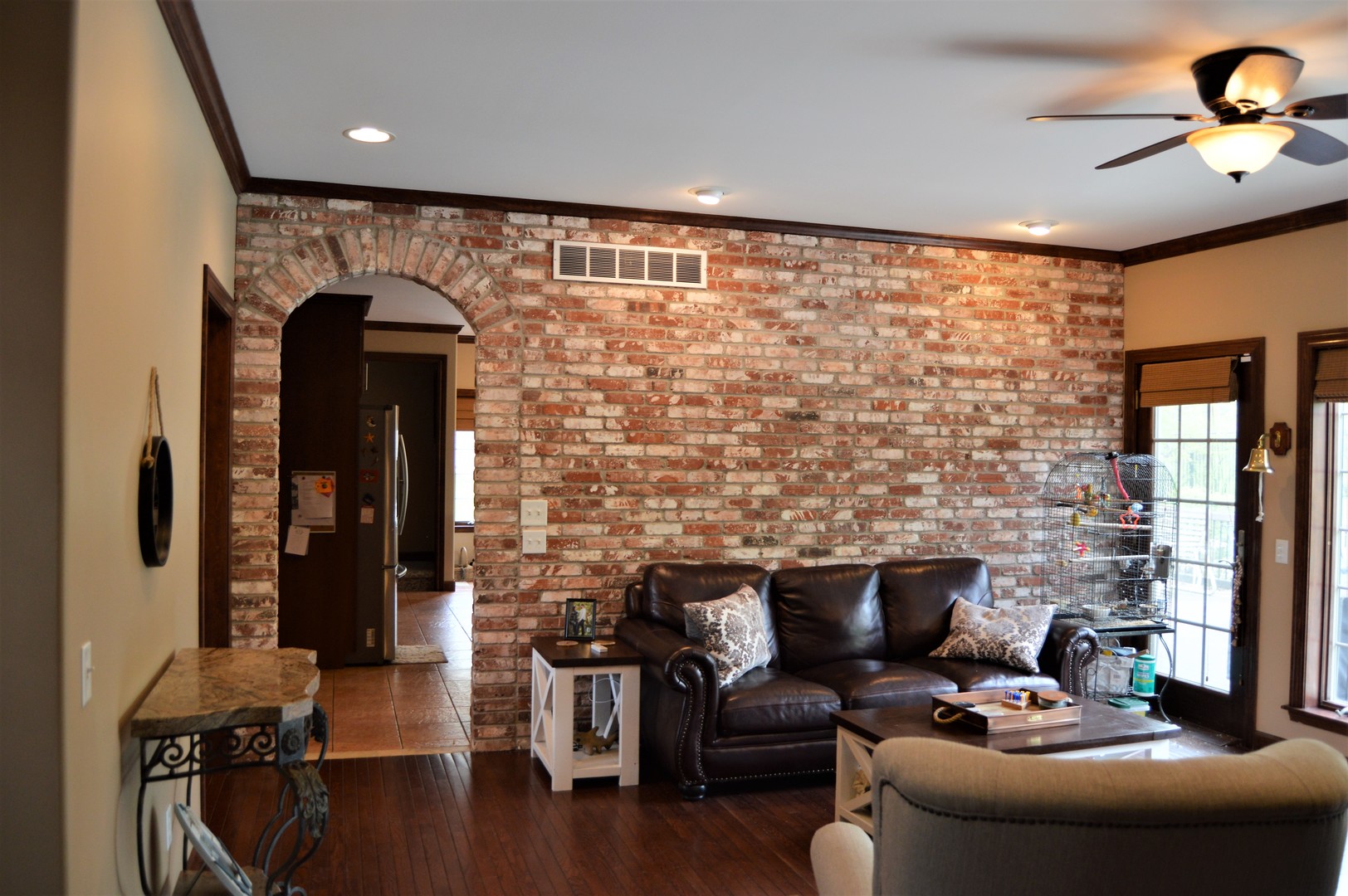 9482 Abbey Way Downs, IL 61736 - Photo 14 of 93 a living room with furniture and wooden floor