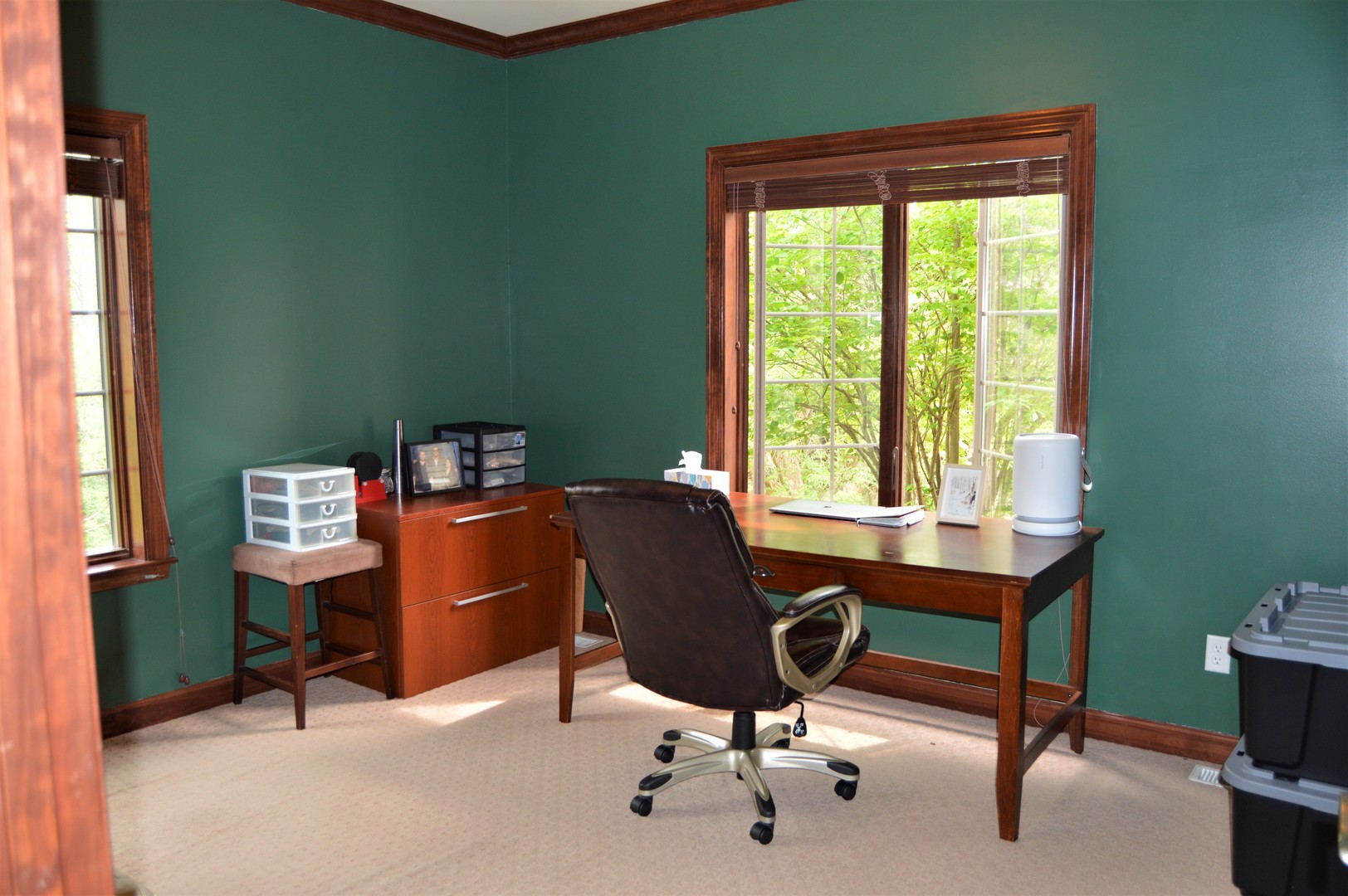 9482 Abbey Way Downs, IL 61736 - Photo 29 of 93 a view of a workspace with furniture and a window