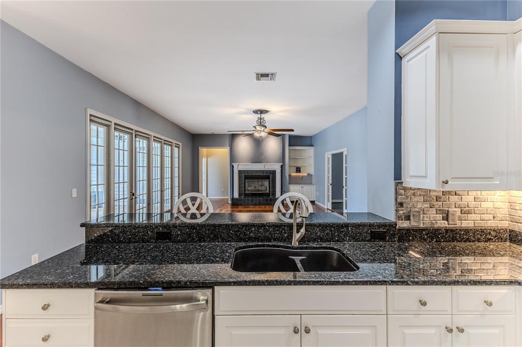 7512 Oak Tree Lane Spring Hill, FL 34607 - Photo 36 of 89 a kitchen with granite countertop a sink and cabinets