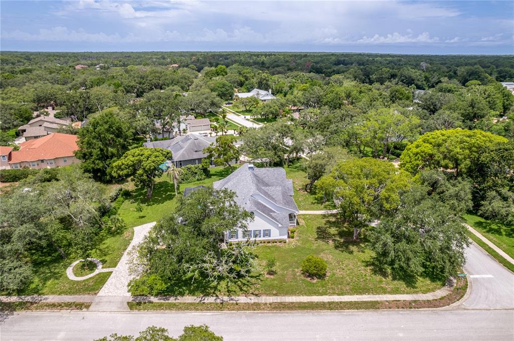 7512 Oak Tree Lane Spring Hill, FL 34607 - Photo 39 of 89 an aerial view of residential houses with outdoor space and trees