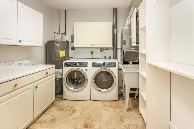 a view of backyard with a swimming pool