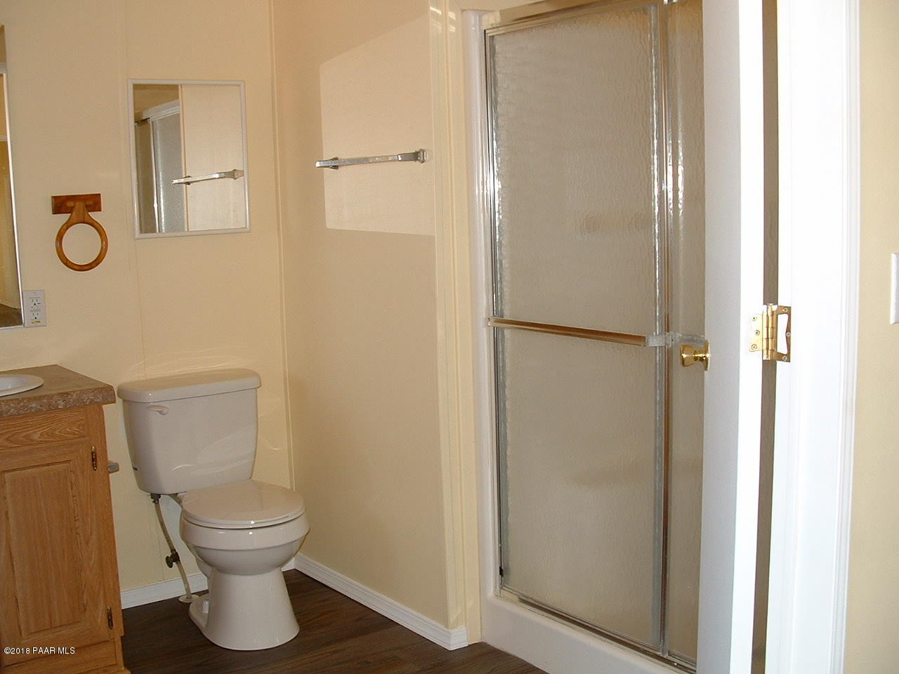 1725 West Big Sky Ranch Road Paulden, AZ 86334 - Photo 21 of 30 a bathroom with a toilet and a shower