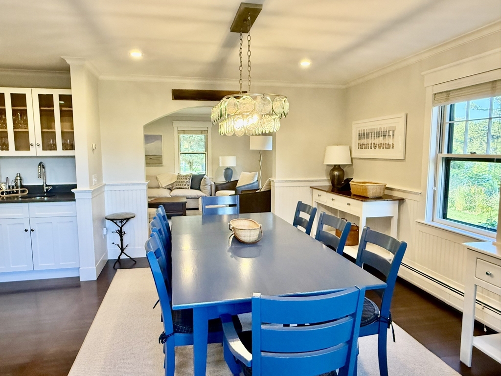 1 A Pochick Avenue Nantucket, MA 02554 - Photo 16 of 41 a view of a dining room with furniture and window