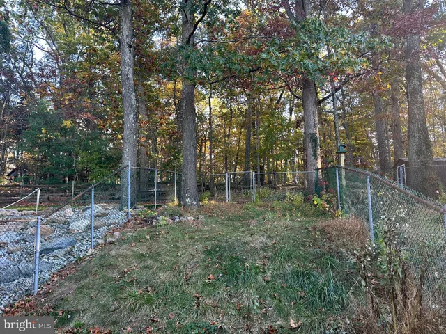 a view of outdoor space and green space