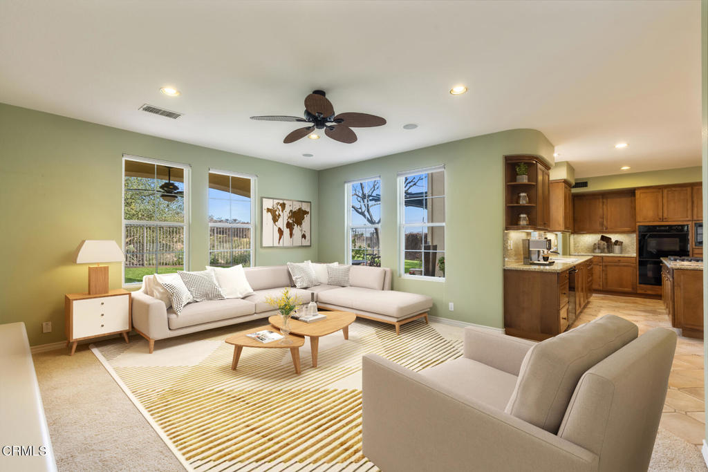 3710 Sunset Ridge Road Altadena, CA 91001 - Photo 14 of 45 a living room with furniture and a large window