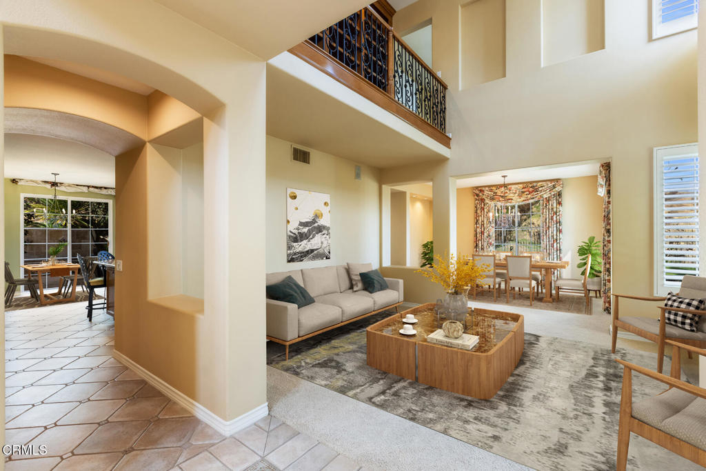3710 Sunset Ridge Road Altadena, CA 91001 - Photo 3 of 45 a living room with furniture and a large window