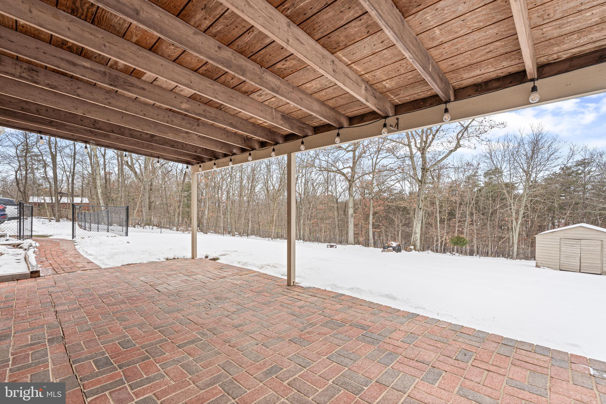 311 Hunting Ridge Road Winchester, VA 22603 - Photo 30 of 42 Walk Out Patio Overlooking Backyard