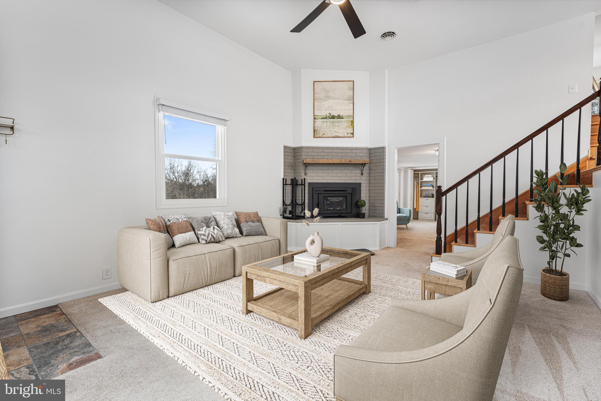 311 Hunting Ridge Road Winchester, VA 22603 - Photo 9 of 42 Fm Room w/ new Matrix-Series Wood Stove + Liner