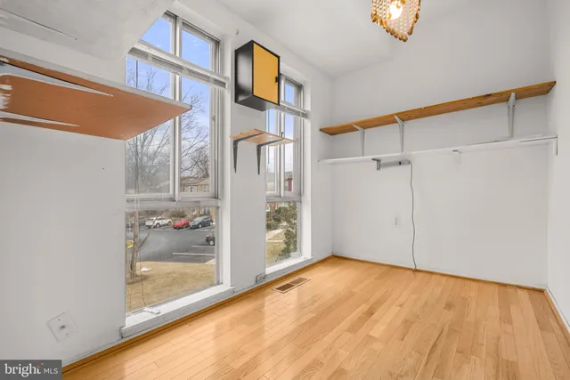 a view of an empty room