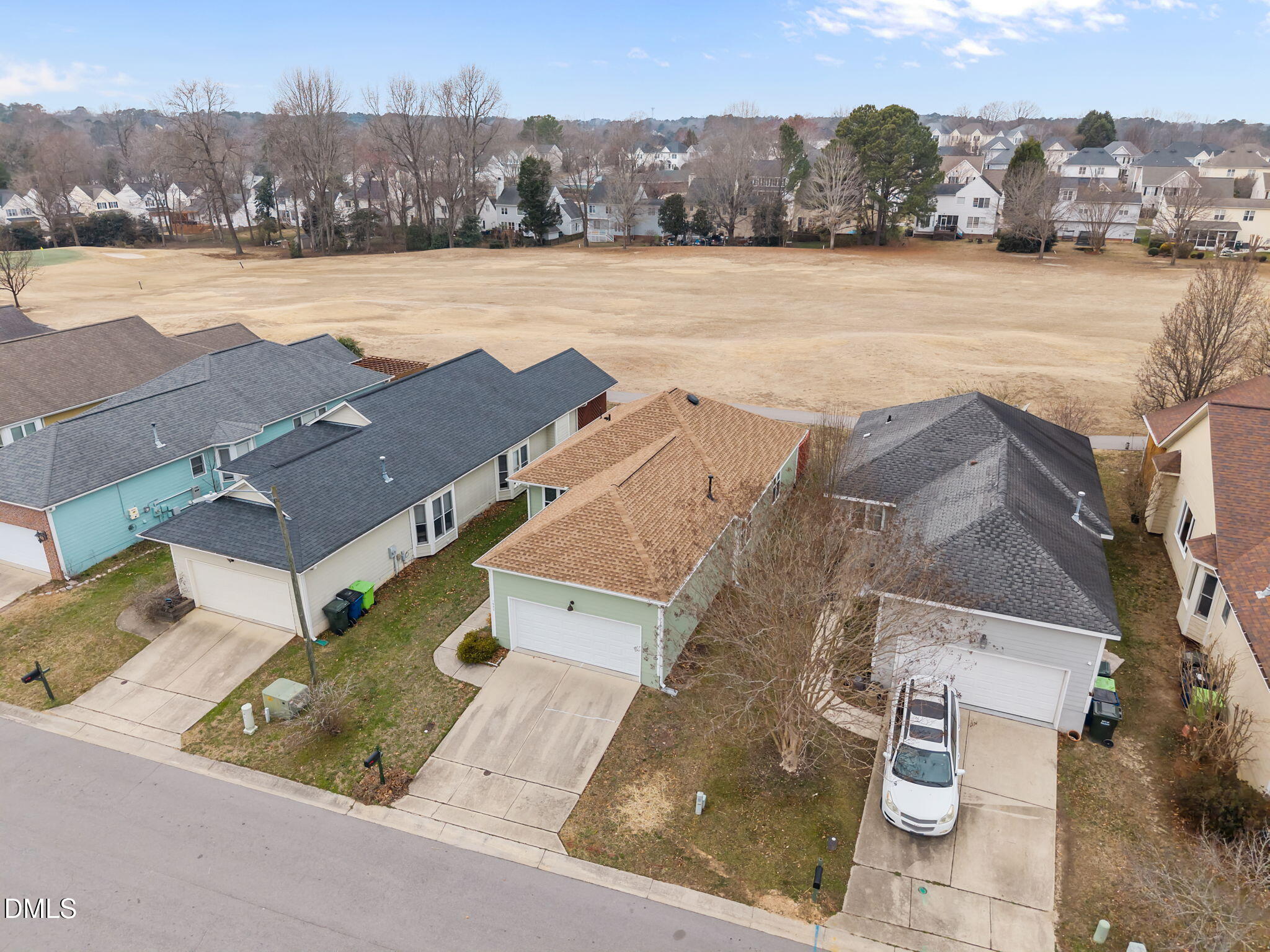 1953 Castle Pines Drive Raleigh, NC 27604 - Photo 40 of 47 an aerial view of a house with a garden