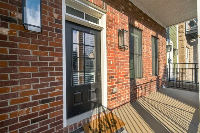 a view of a brick building with a window