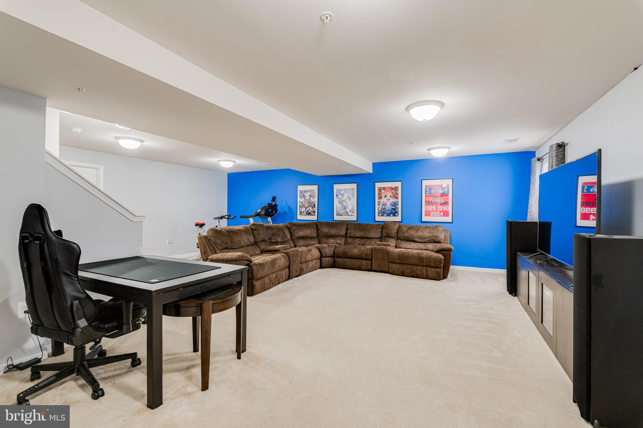 8562 Winands Road Baltimore, MD 21208 - Photo 39 of 47 Basement Living Area