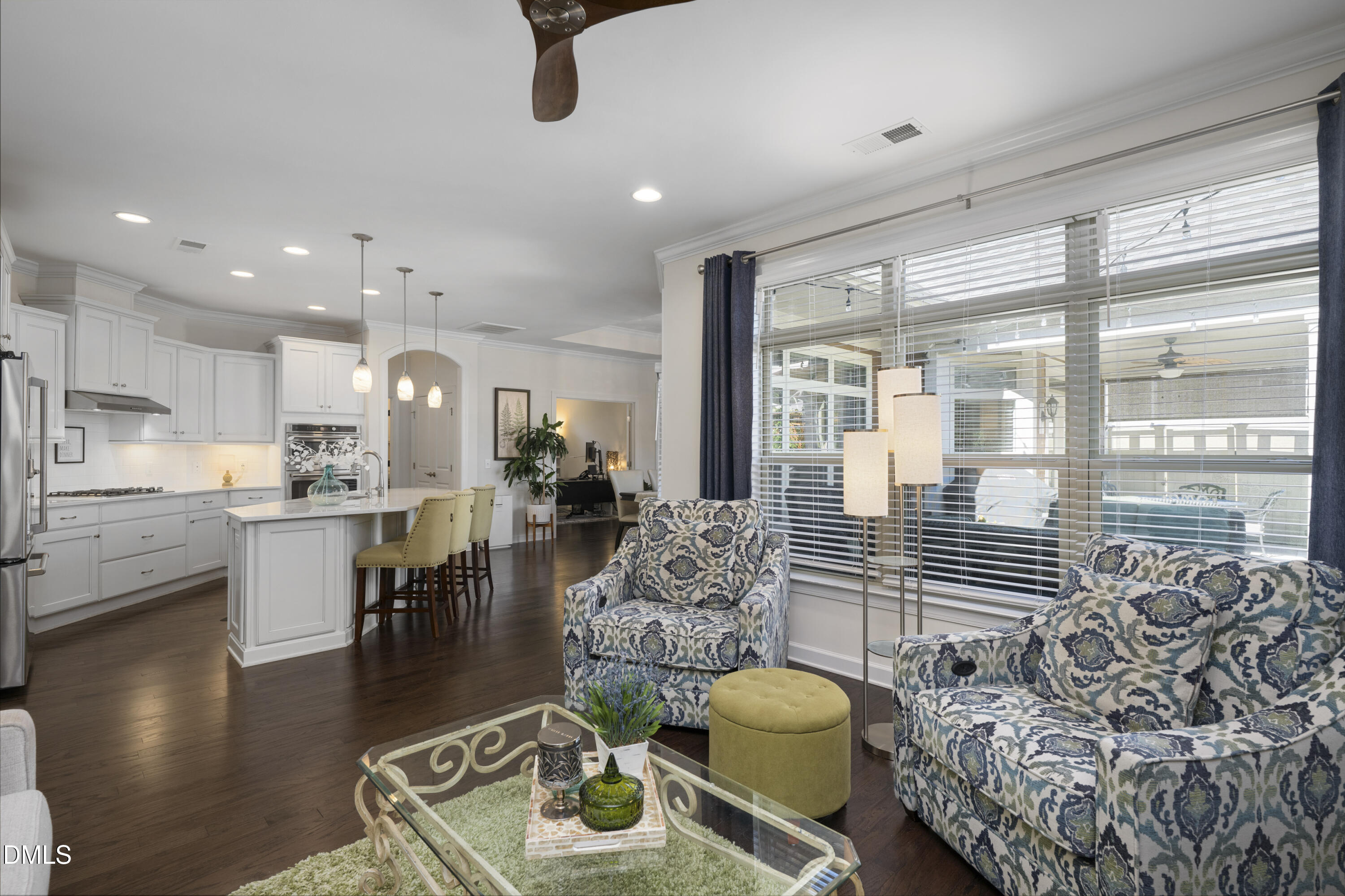 1345 Provision Place Wake Forest, NC 27587 - Photo 17 of 72 a living room with furniture and a large window