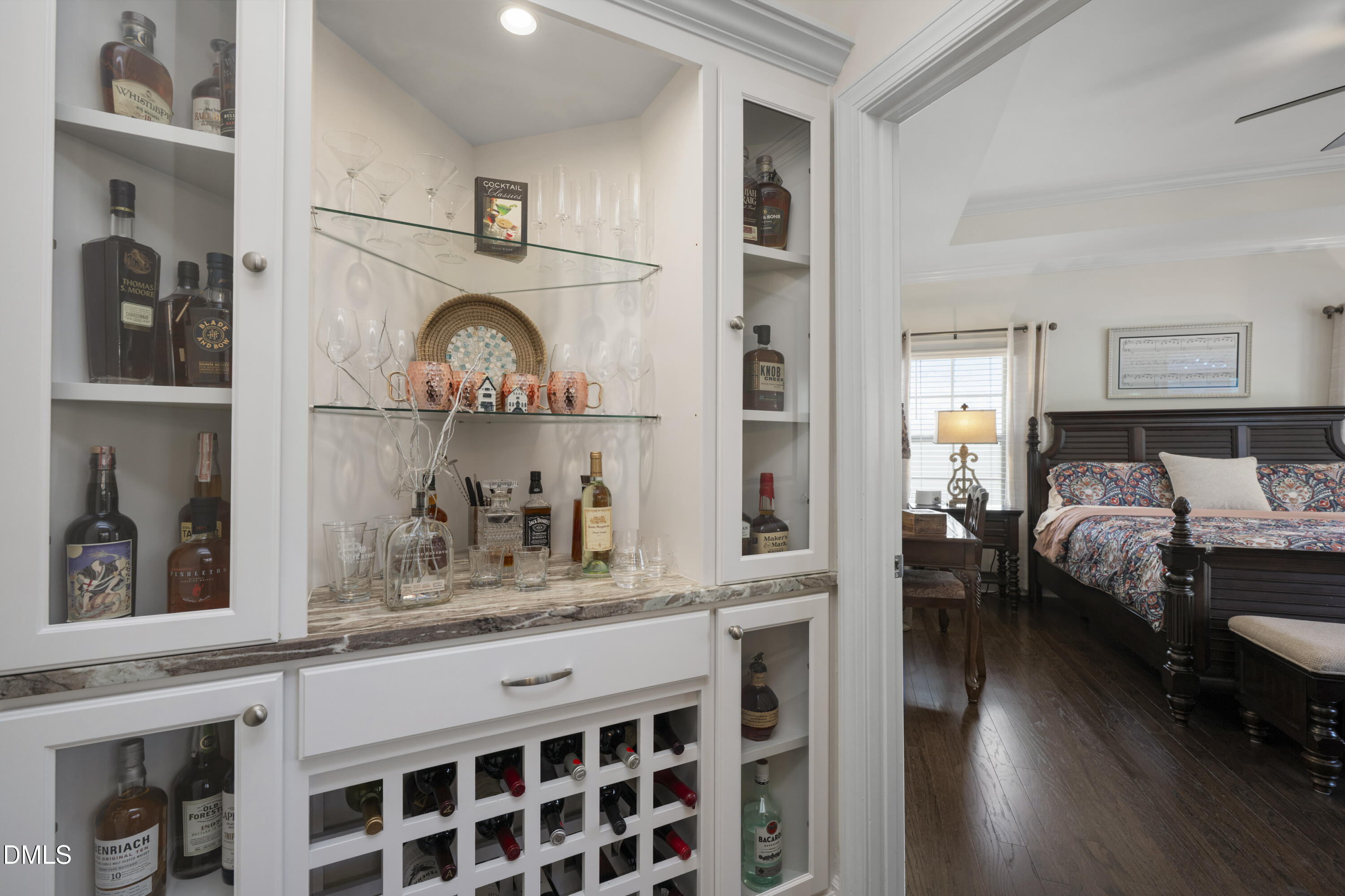 1345 Provision Place Wake Forest, NC 27587 - Photo 24 of 72 a bedroom with furniture and a wooden floor
