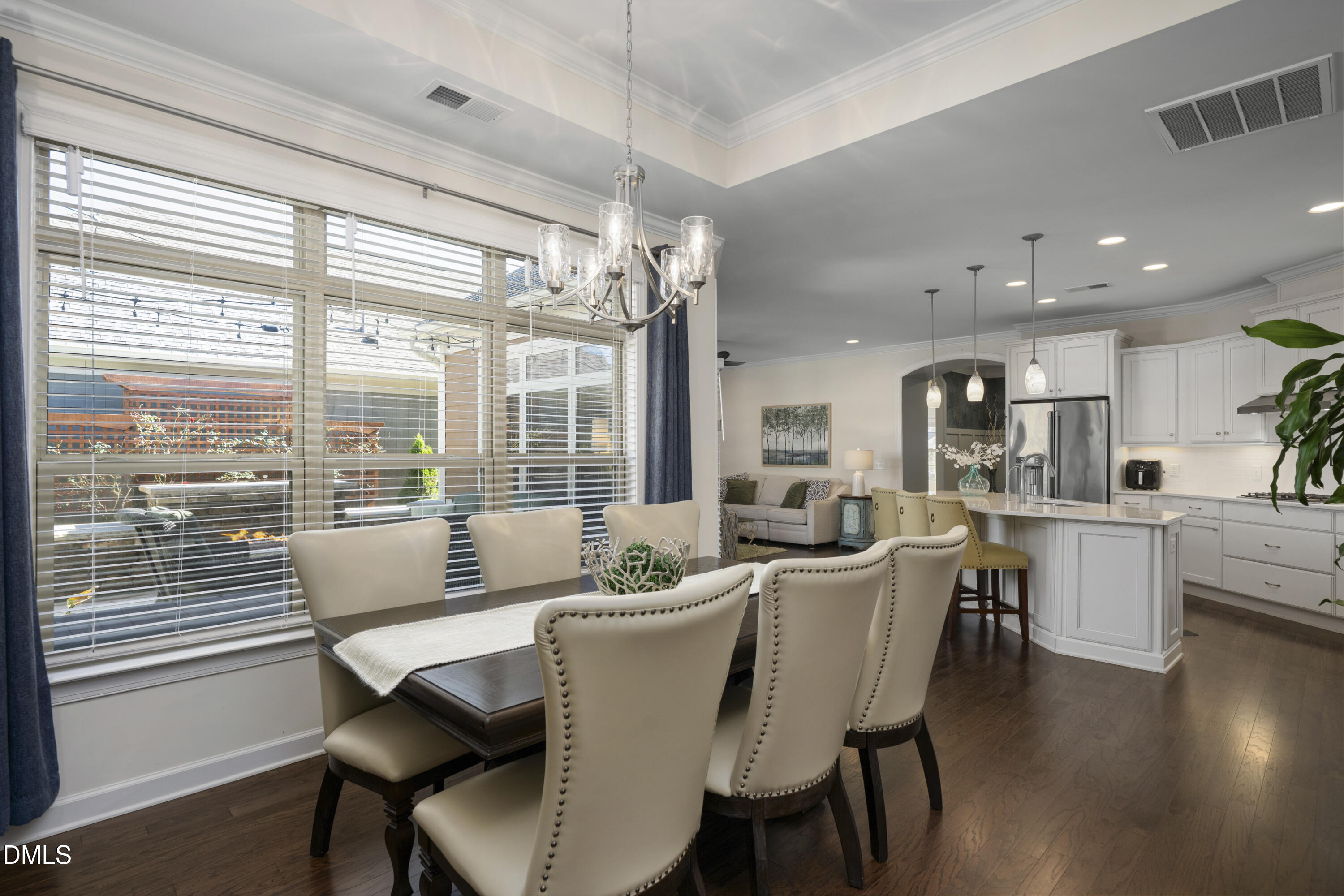 1345 Provision Place Wake Forest, NC 27587 - Photo 26 of 72 a dining room with furniture window and wooden floor