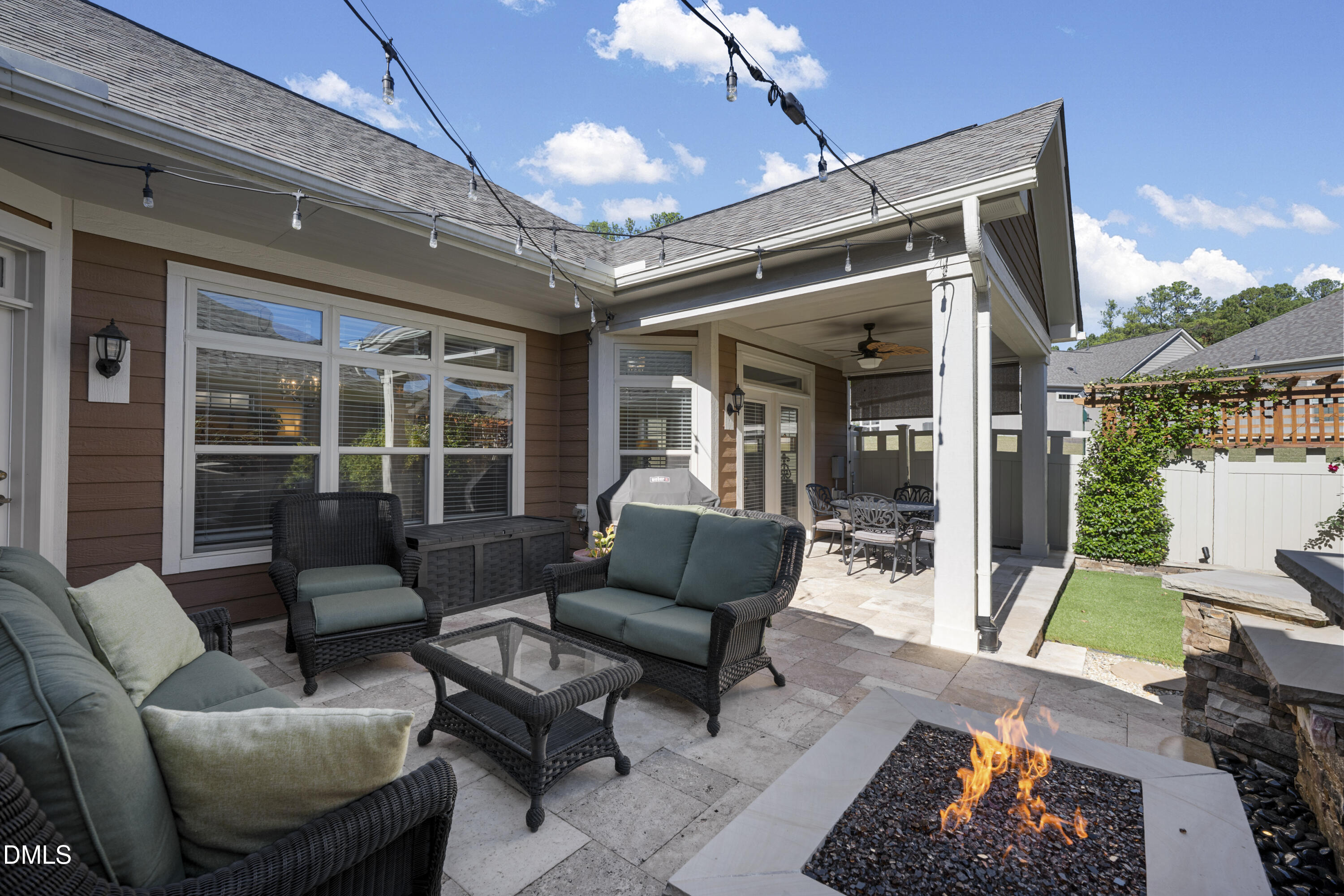 1345 Provision Place Wake Forest, NC 27587 - Photo 41 of 72 a outdoor living space with patio furniture and a potted plant