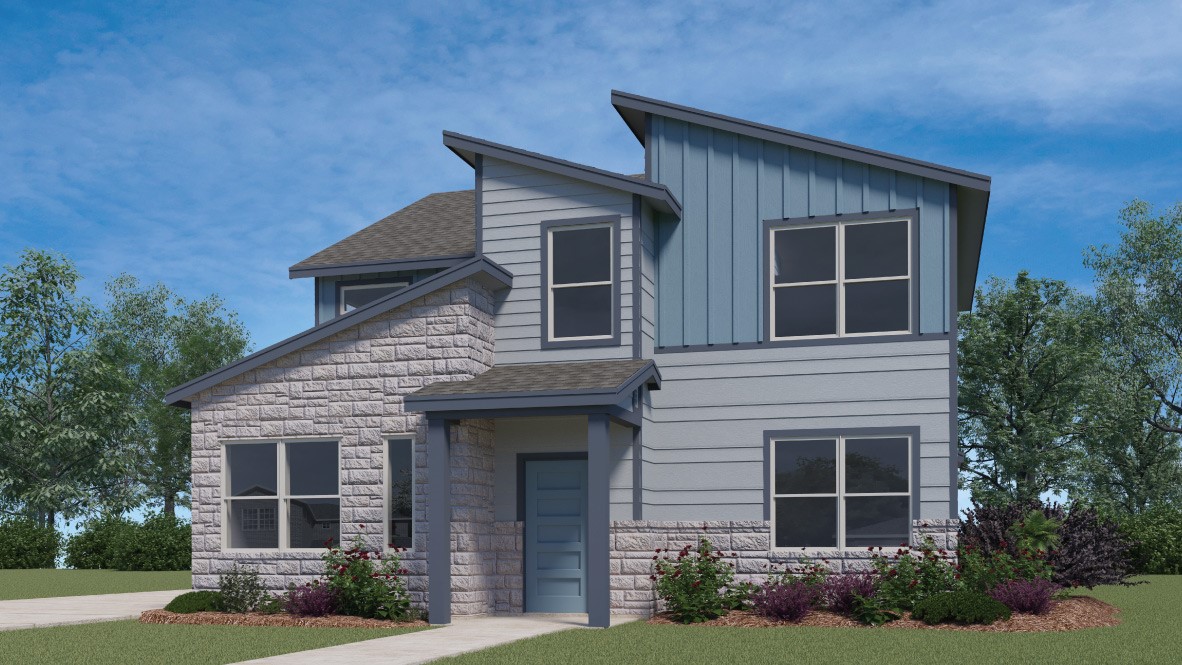 7417 Sagira Path Austin, TX 78724 - Photo 1 of 1 a front view of a house with garden