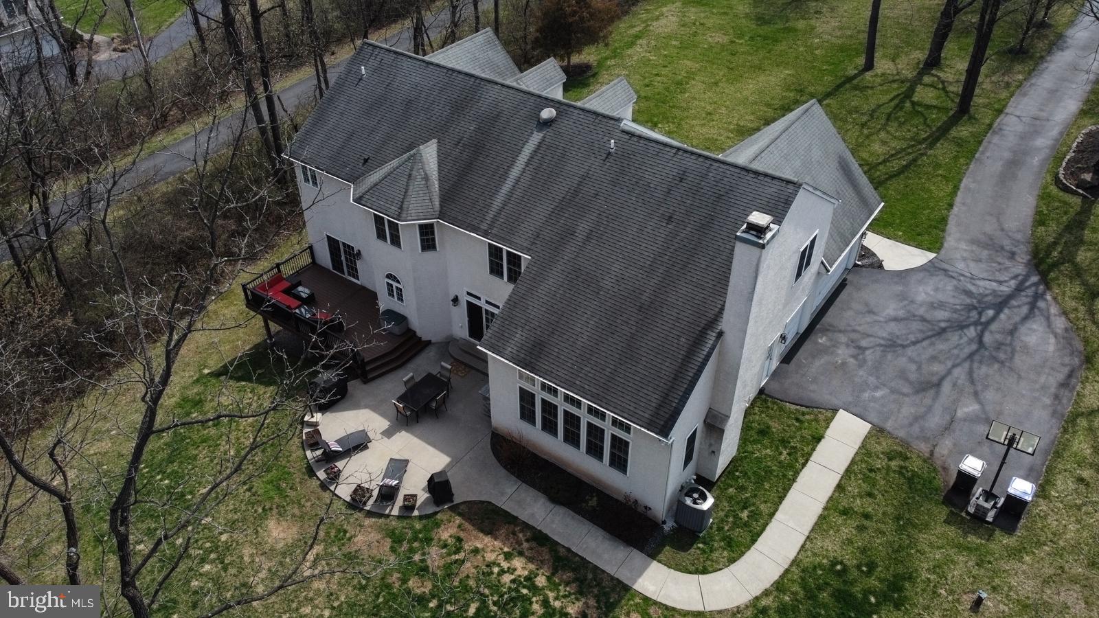 13 Maack Road Pottstown, PA 19465 - Photo 62 of 65 Drone shot - nestled in nature's embrace.