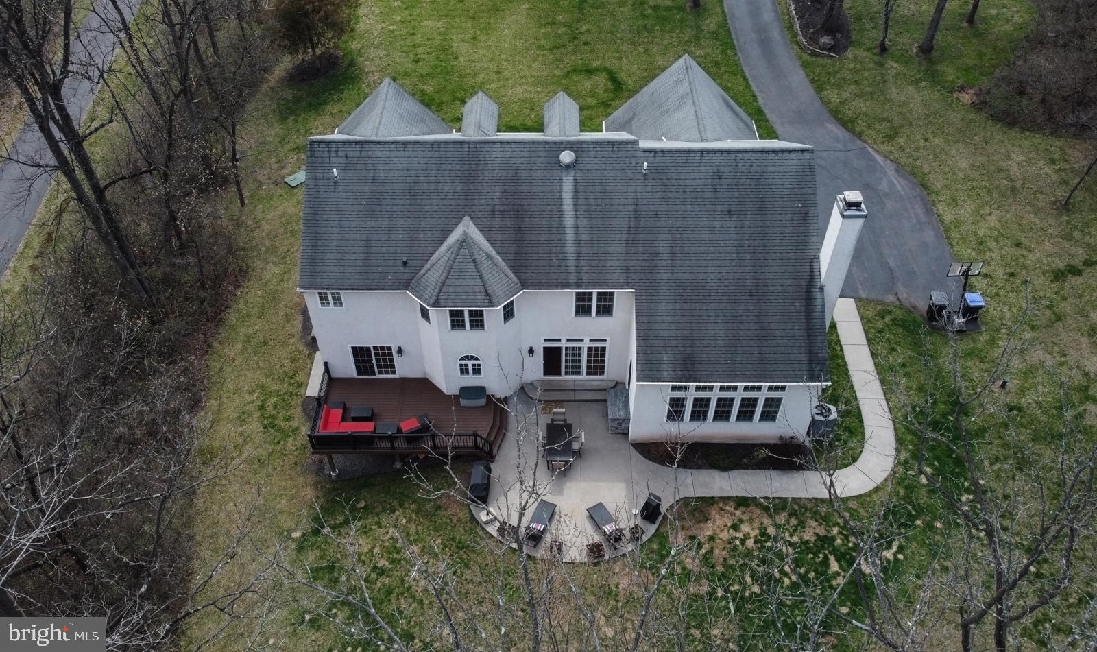 13 Maack Road Pottstown, PA 19465 - Photo 63 of 65 Drone shot - nestled in nature's embrace.