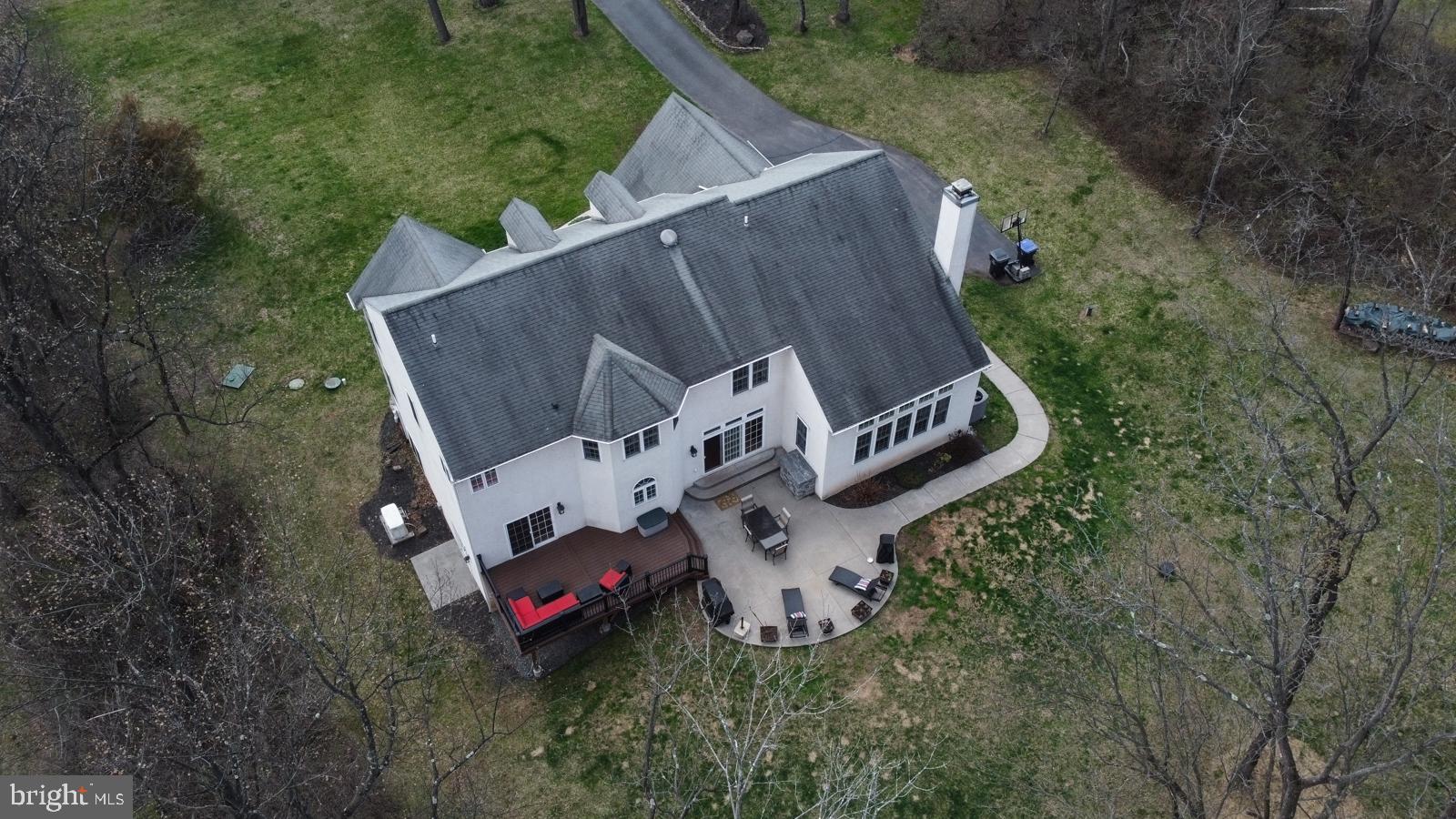 13 Maack Road Pottstown, PA 19465 - Photo 64 of 65 Drone shot - nestled in nature's embrace.