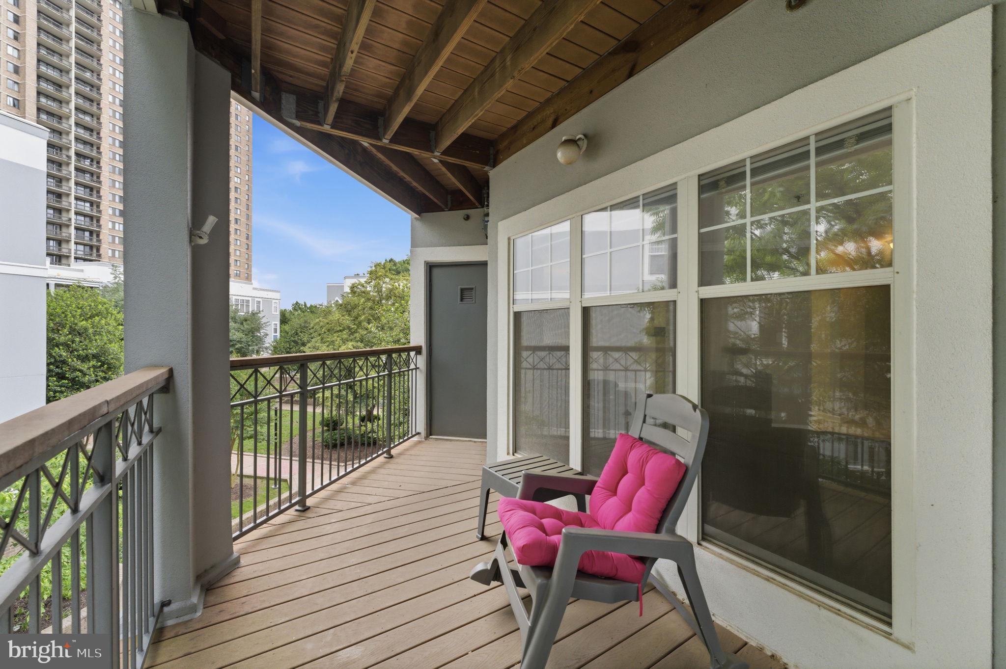 5565 Seminary Road, Unit 313 Falls Church, VA 22041 - Photo 21 of 64 Spacious Corner Balcony