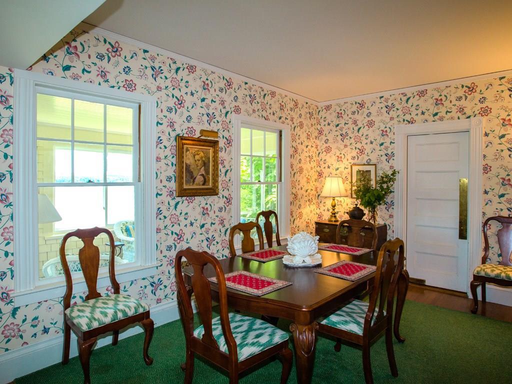 26 Manchester Road Northeast Harbor, ME 04662 - Photo 10 of 35 Dining Room with view to water.